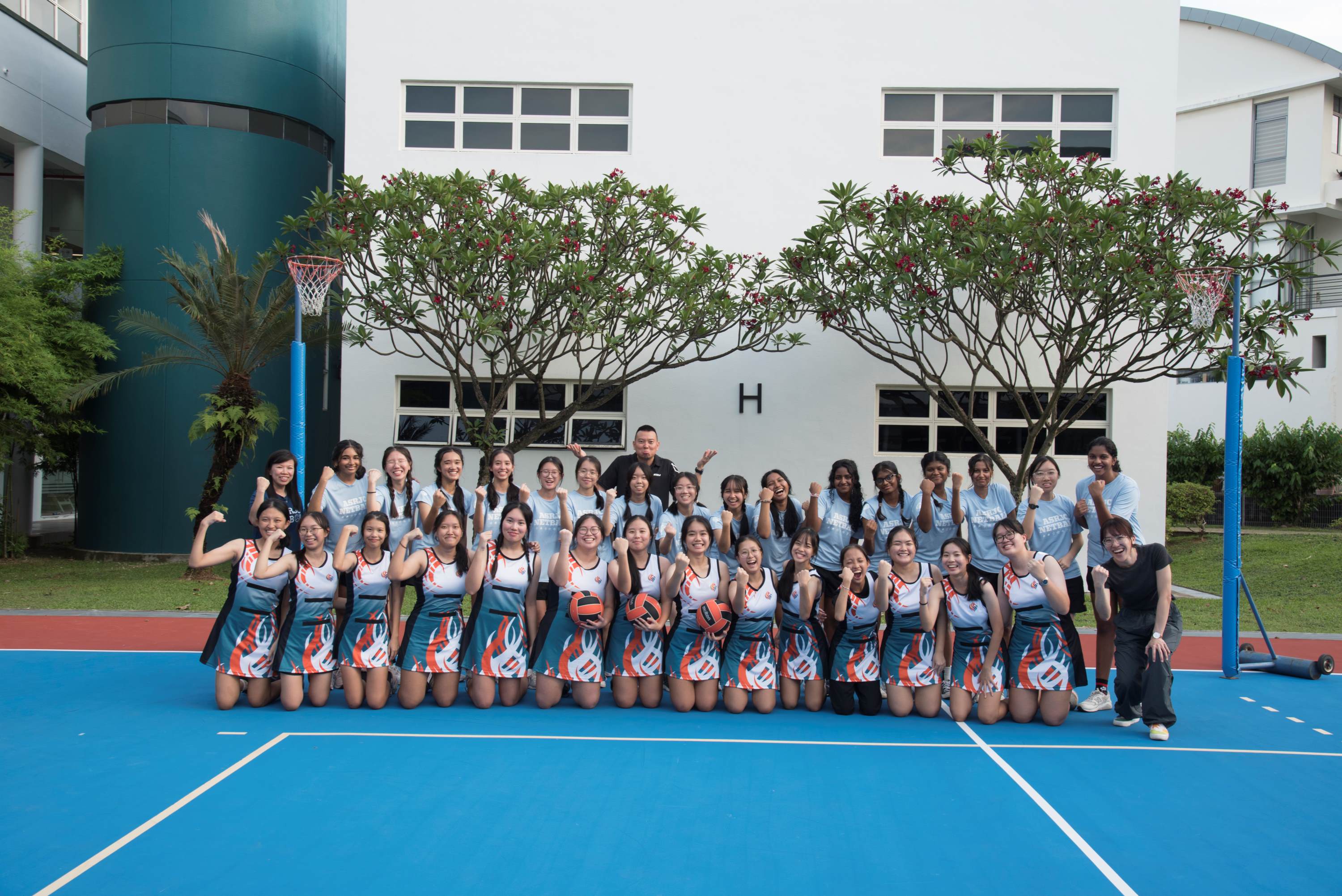 ASRJC Netball Team: Strength, Unity, and Passion on the Court! #OneTeamOneDream